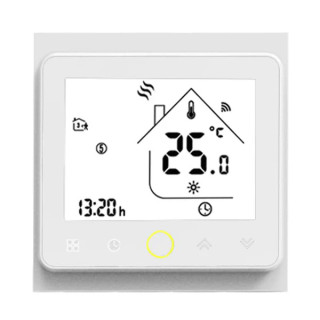 ترموستات ZIGBEE گرمایش از کف الکتریکال برند Moes مدلZHT-NV-GB-WH-MS