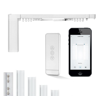 ست کامل پرده هوشمند ZIGBEE, RF برند Moes مدل ZM-PJ شامل موتور، ریل و ریموت