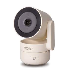 دوربین هوشمند داخلی MOES مدل WCM-P52-MS – دوربین WiFi گردان 4 مگاپیکسل با دید در شب، تشخیص حرکت