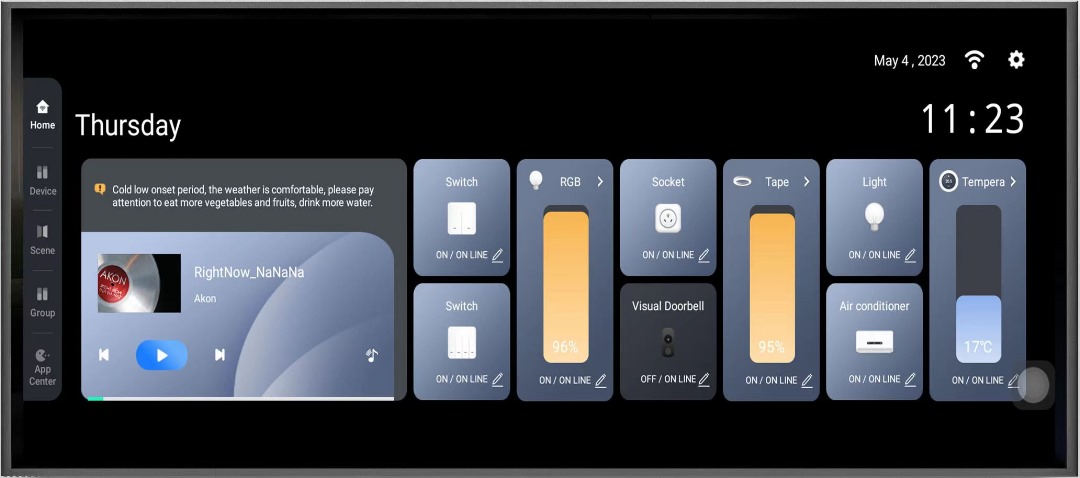 تاچ پنل 12 اینچ tuya